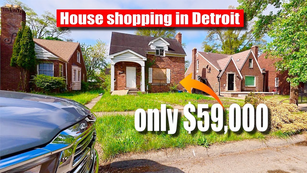 house hunting for deals in detroit