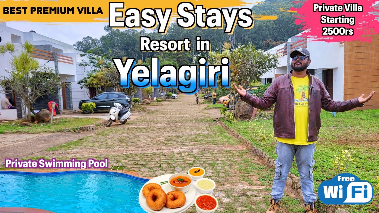 Best Resorts In Yelagiri | Private Villa | Easy Stays Resort | Swimming Pool