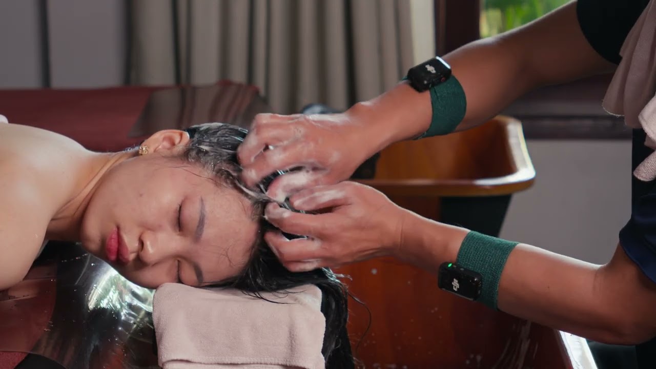 Relaxing Forward Wash Shampoo ASMR | Gentle Scalp Massage & Deep Sleep Therapy