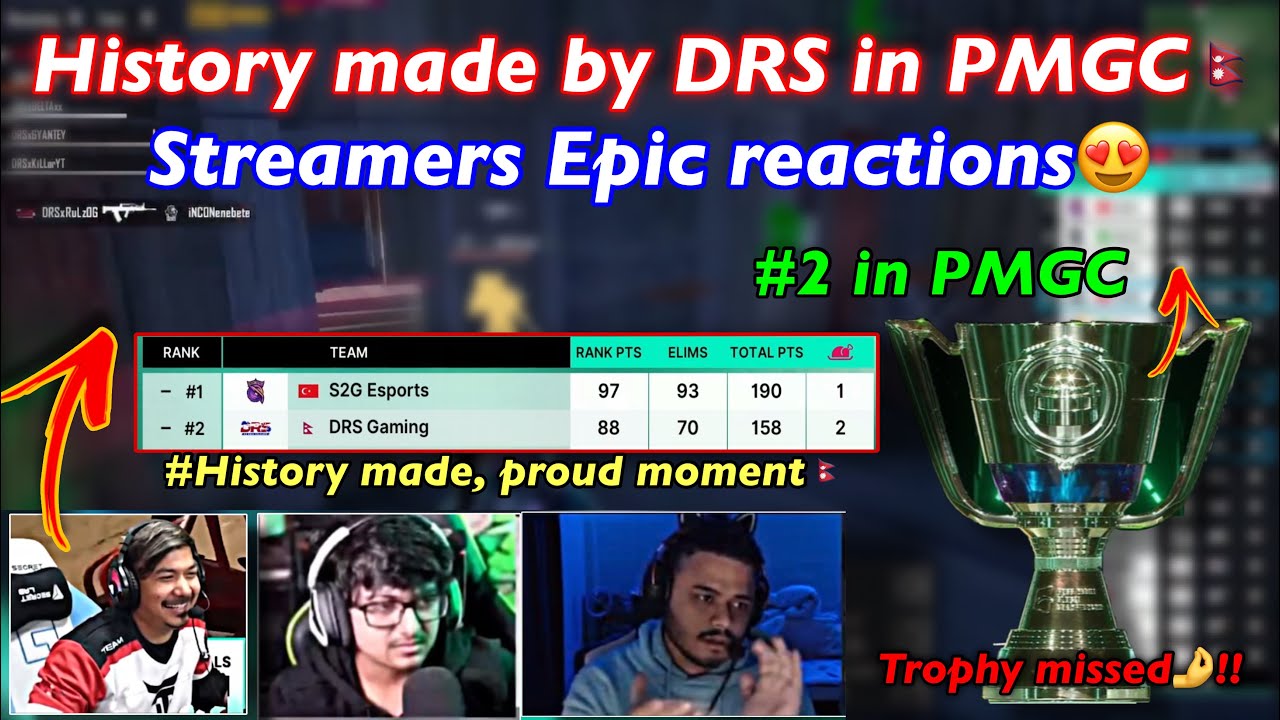 PROUD MOMENT FOR NEPAL AND DRS❤️‍🔥| HISTORY MADE BY DRS in PMGC 2022 | DRS BECOMES 1st Runners UP🥈