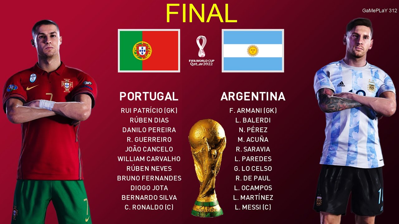 PES 2021 — Финал чемпионата мира 2022 года Катар — Португалия против Аргентины — Роналду против М...