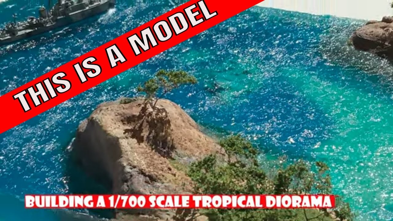 Realistic Scenery Resin Water Diorama, ( Step by step how to build it with 2 part resin )