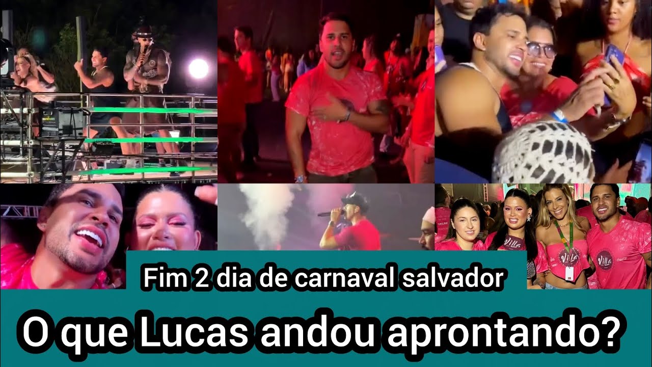 Lucas Guimarães chega no camarote após curtir trio e deixa amigas chocadas no final da festa 