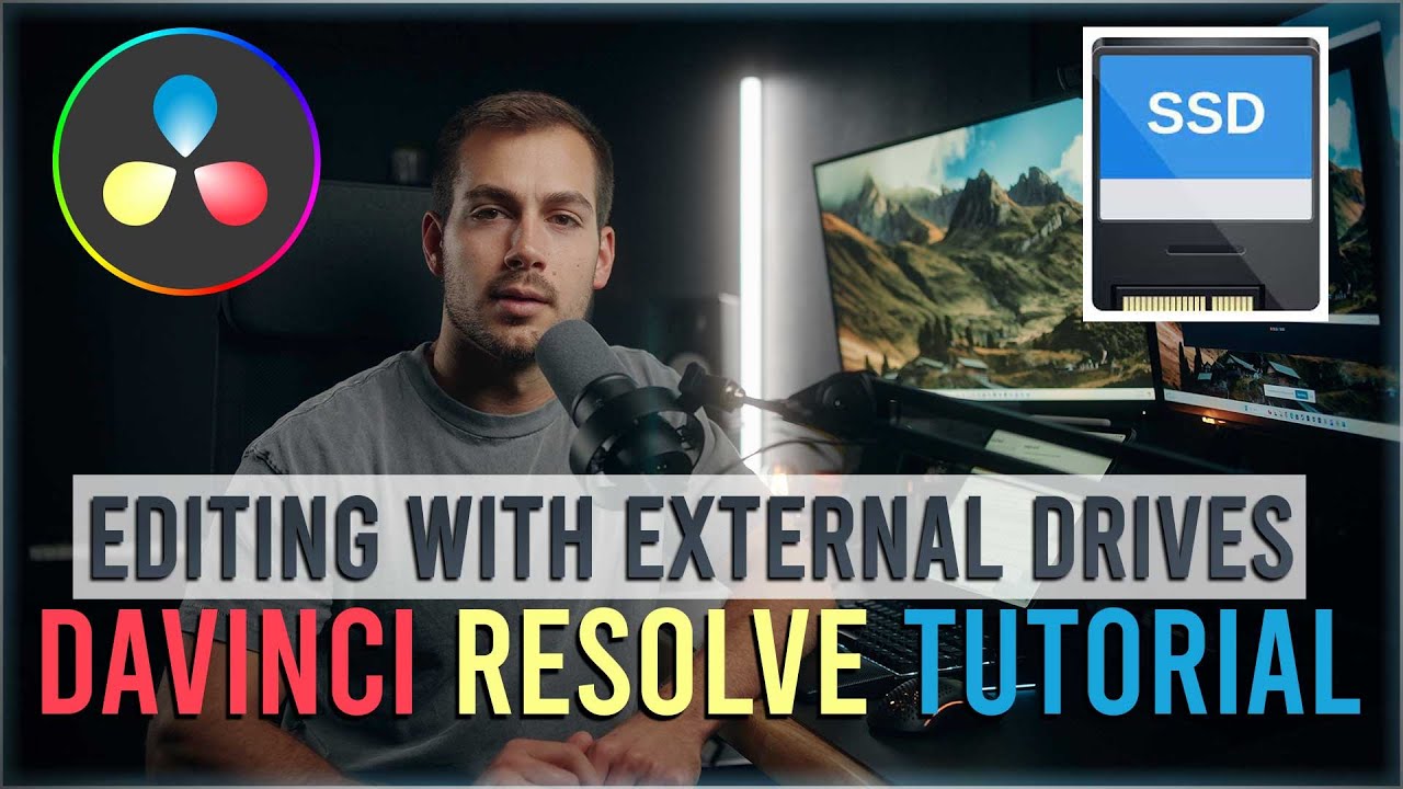 How to Use External Hard Drives/SSD's for Editing in Davinci Resolve