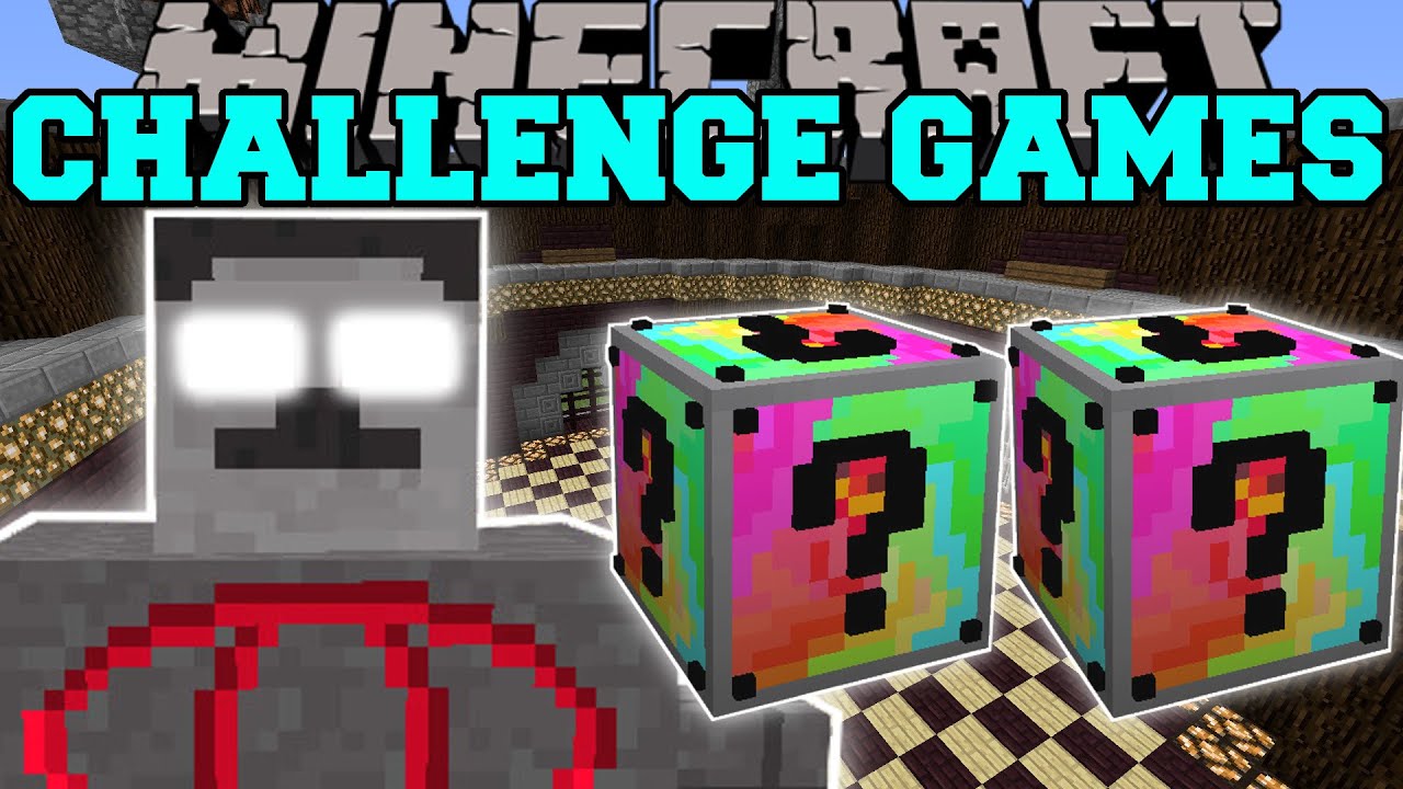Minecraft: ROCK GOD CHALLENGE GAMES - Мод Lucky Block - Мини-игра с модами