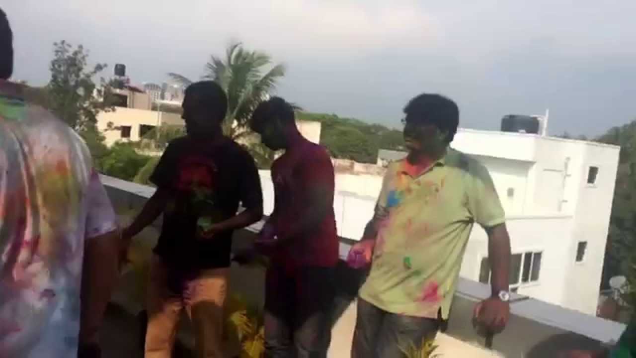Holi celebrated in Bangalore offices