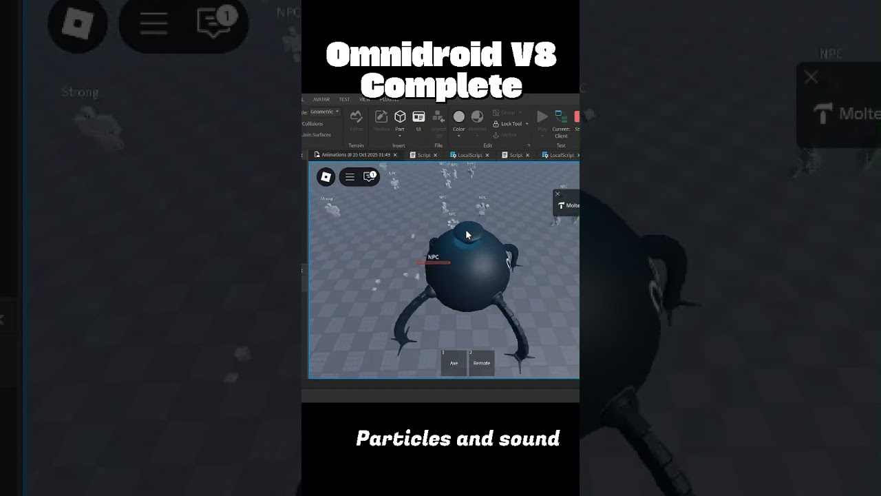 Omnidroid V8 Complete! #incredibles #omnidroid #roblox #gaming #animation