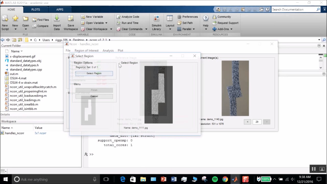 2D Digital Image Correlation using Ncorr (MATLAB) - Tutorial (PART 1)