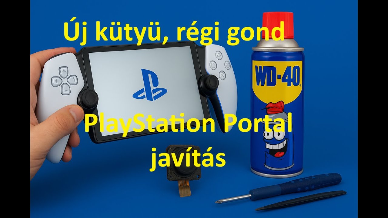 PlayStation Portal szétszerelés javítás | Új kütyü, régi gond – WD40 ide kevés