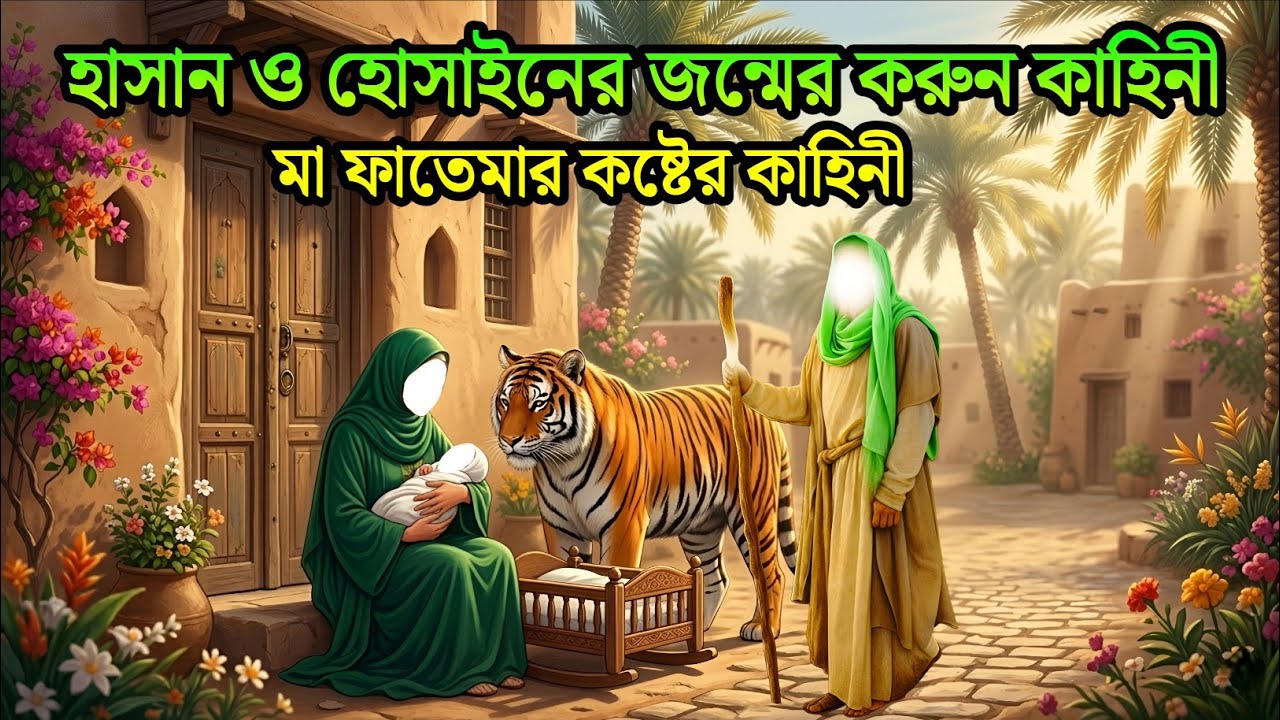হাসান ও হুসাইনের জন্মের করুণ কাহিনী | মা ফাতিমা এর কষ্টের জীবনী | ইসলামিক কাহিনী | Rasuler Adarsh