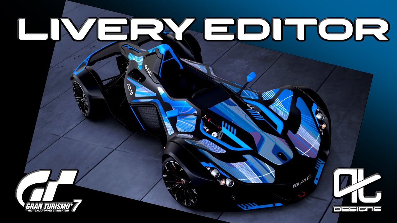 PTDesigns - BAC Mono '16 - Gran Turismo 7 - Livery Editor