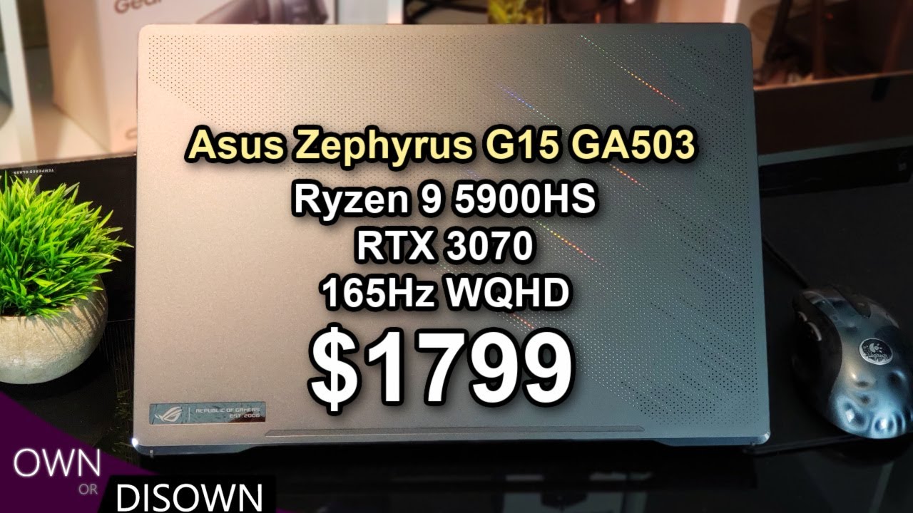 ASUS ZEPHYRUS G15 GA503 REVIEW - RYZEN 9 5900HS + RTX 3070