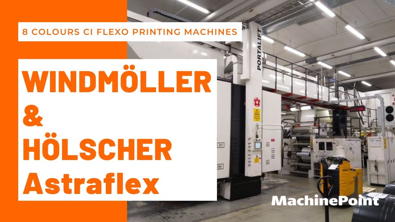 WINDMÖLLER & HÖLSCHER Astraflex 8 Colours CI Flexo Printing Machines| WINDMÖLLER & HÖLSCHER Machines