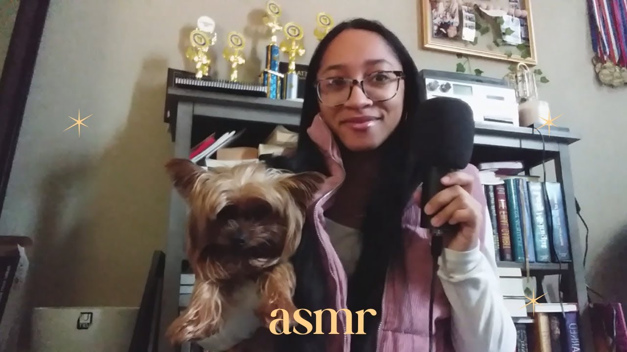 asmr reflecting on highschool, hard work, and giving affirmations