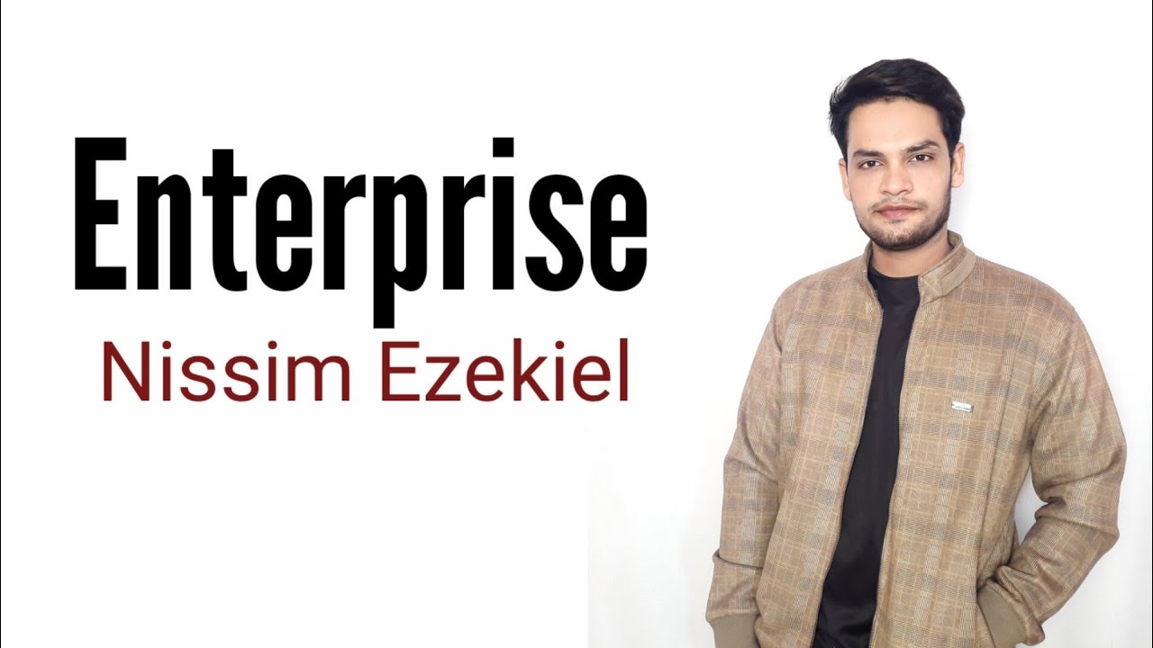 Enterprise : Poem by Nissim Ezekiel in Hindi