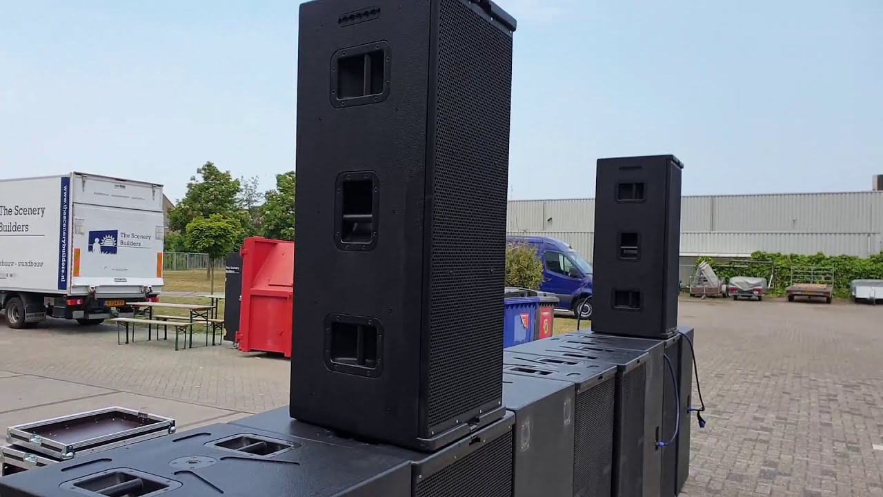 Geluidsetup bouwen!! Dap LT, RCF, Eric Audio!!