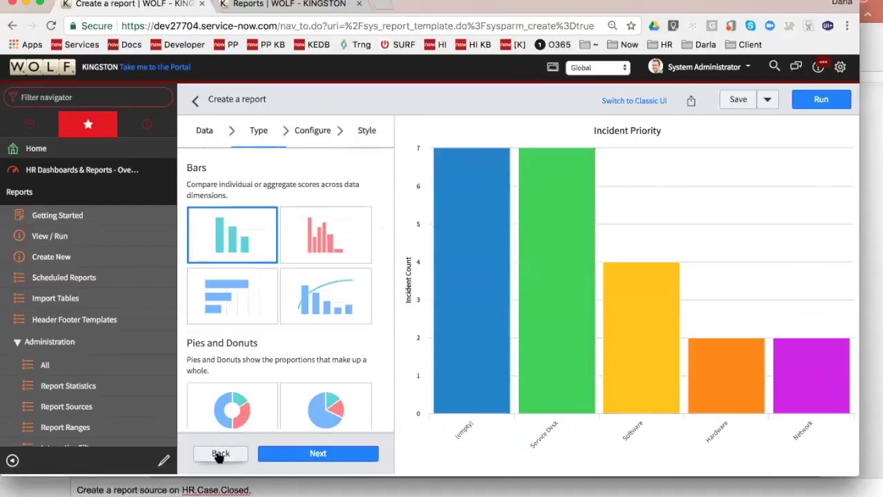 1 26 18 Reporting in ServiceNow