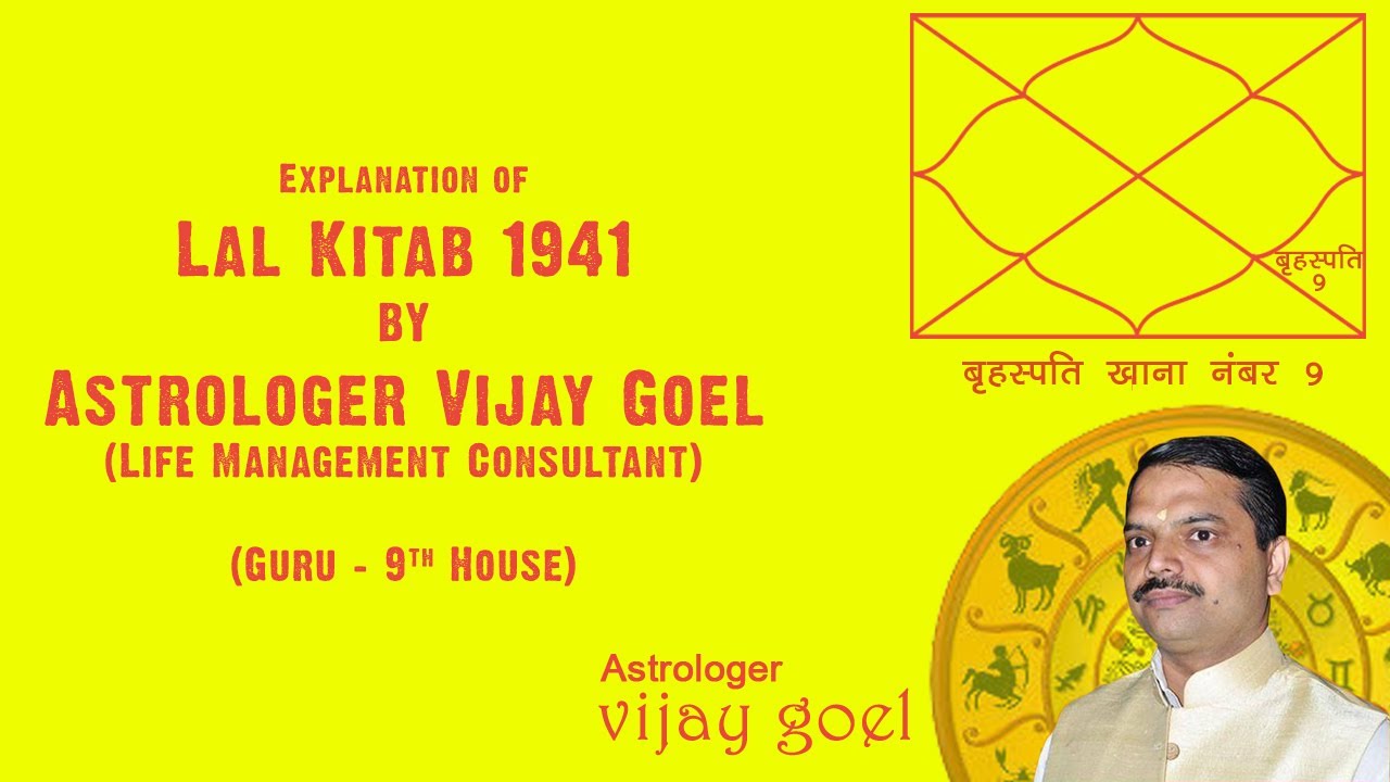 बृहस्पति खाना नंबर 9 (Jupiter in 9th House) - Lal Kitab (लाल किताब) 1941 - EP09 - Astro Vijay Goel