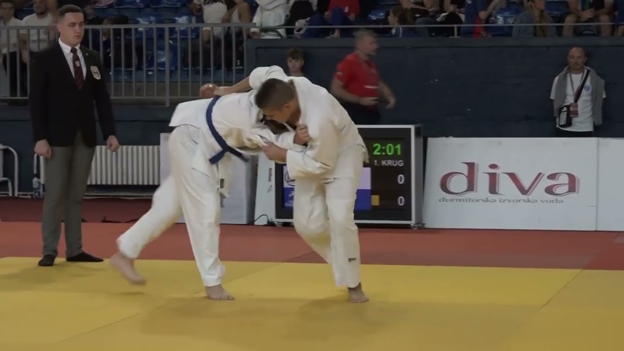 Vidak Nikolić VIN Ilija Žugić VOŽ 1:0 +66kg #PrvenstvoSrbijeMPioniri2023
