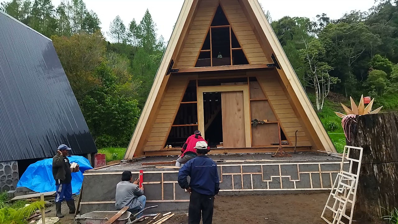 pembuatan rumah segi tiga part VIII