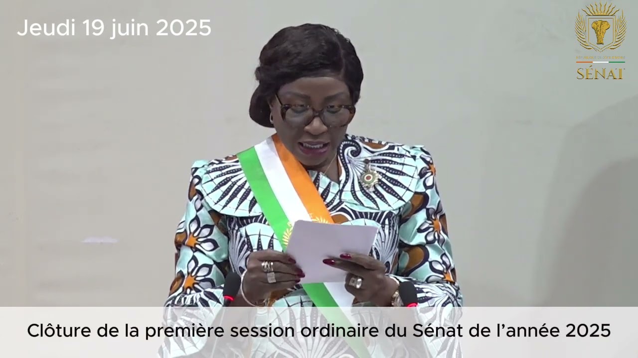 Vidéo récapitulative de la clôture de la première session ordinaire 2025 du Sénat