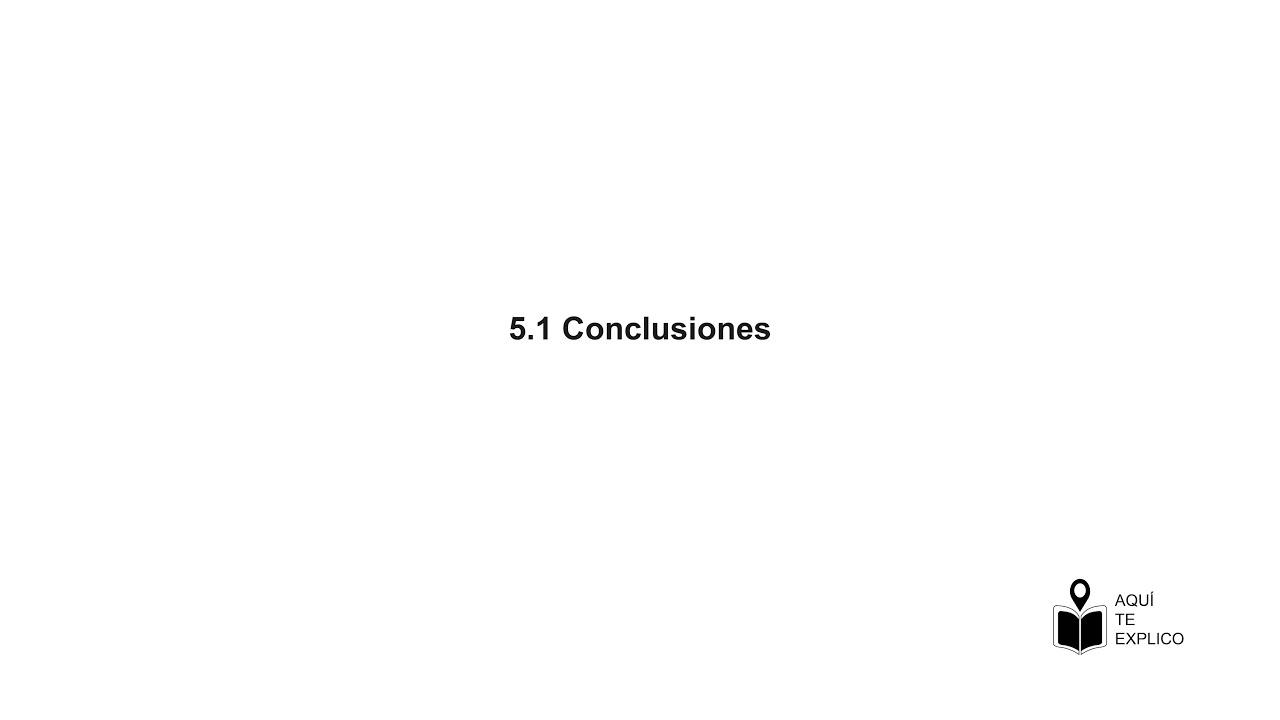 5.1 Conclusiones