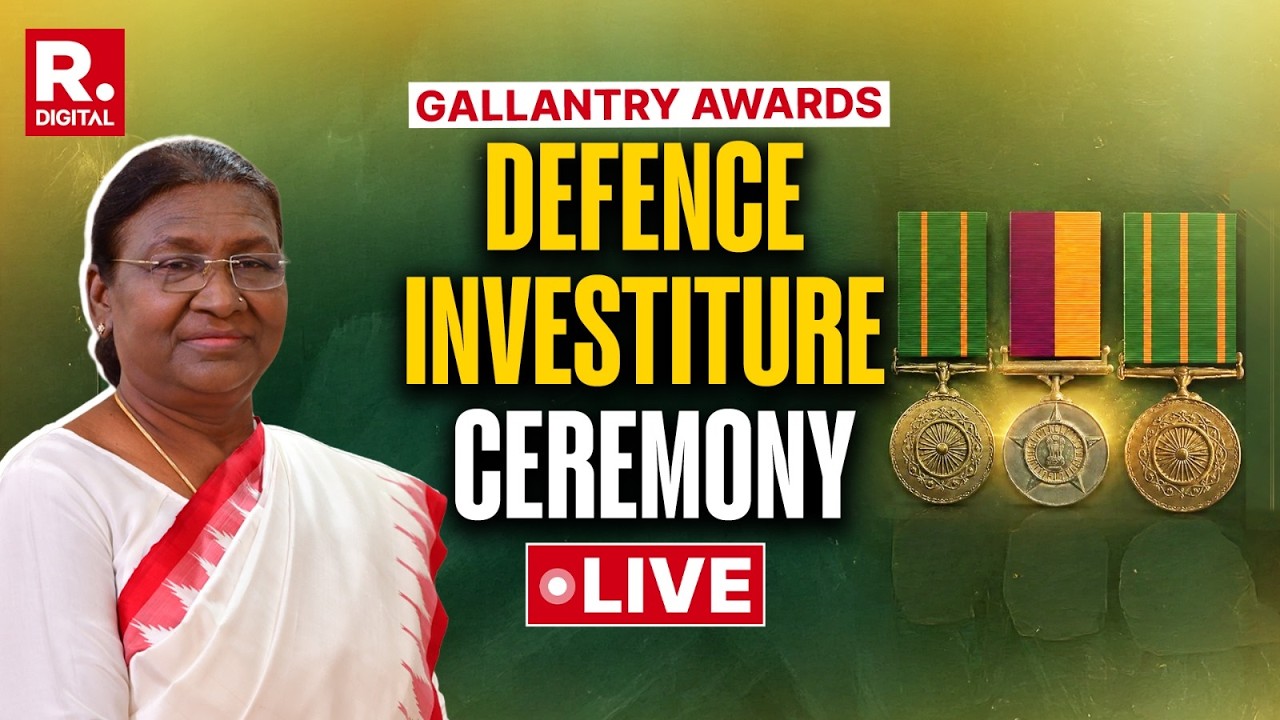 LIVE: President Murmu Presents Gallantry Awards | Defence Investiture Ceremony 2026