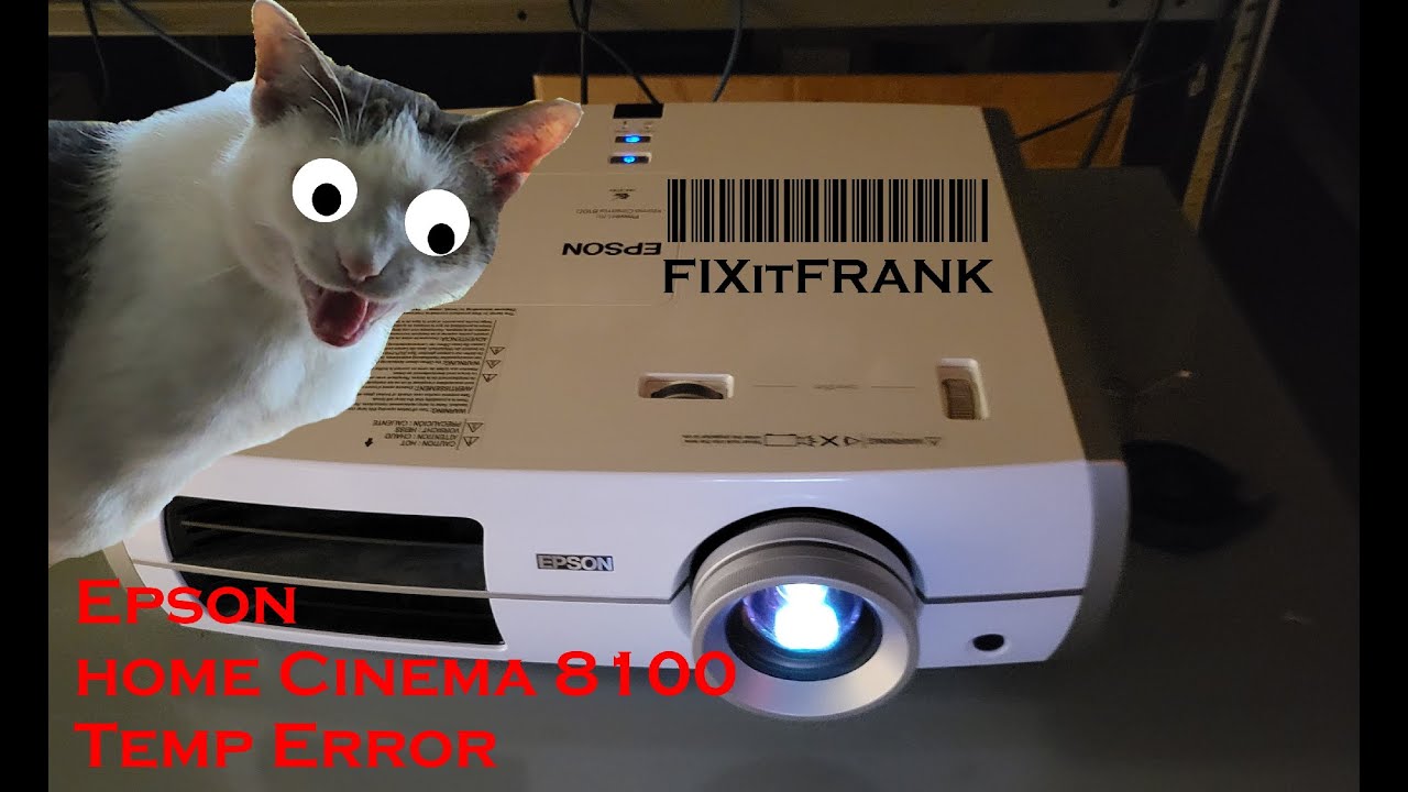 Epson PowerLite Home Cinema 8100 LCD Projector | Temp LED Repair