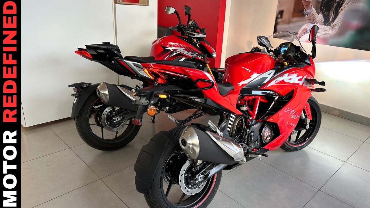 2025 TVS Apache RTR 310 Vs Apache RR310 Comparison.
