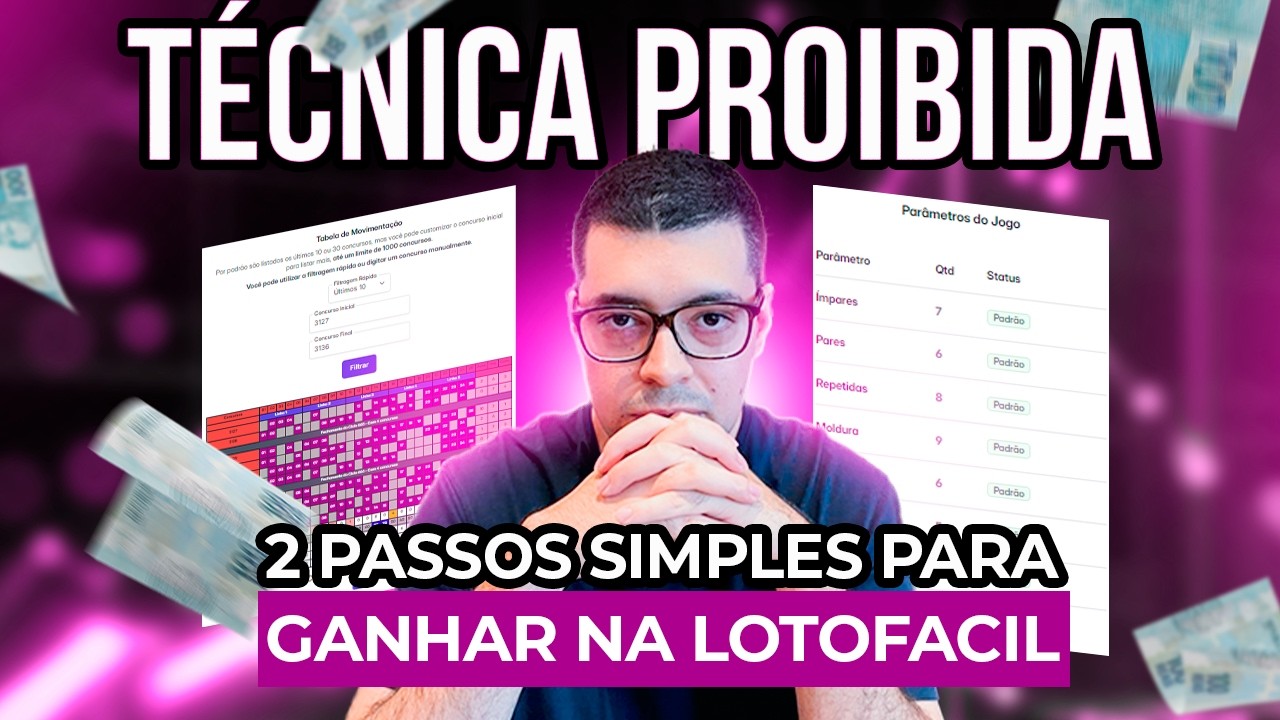 2 PASSOS SIMPLES PARA GANHAR NA LOTOFACIL