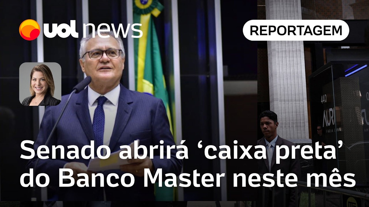 Renan Calheiros diz que CAE do Senado abrirá 'caixa preta' do Banco Master neste mês | Daniela Lima