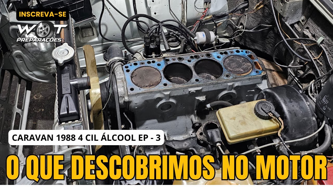 O QUE DESCOBRIMOS NO MOTOR DA CARAVAN AO INSTALAR WEBER ? EP-3 (W.O.T. PREPARAÇÕES)