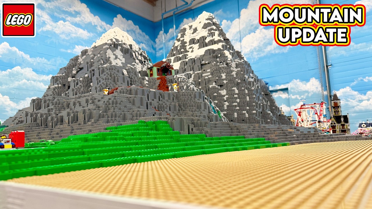 LEGO Mountain Update! Amusement Park Connection & Bottom