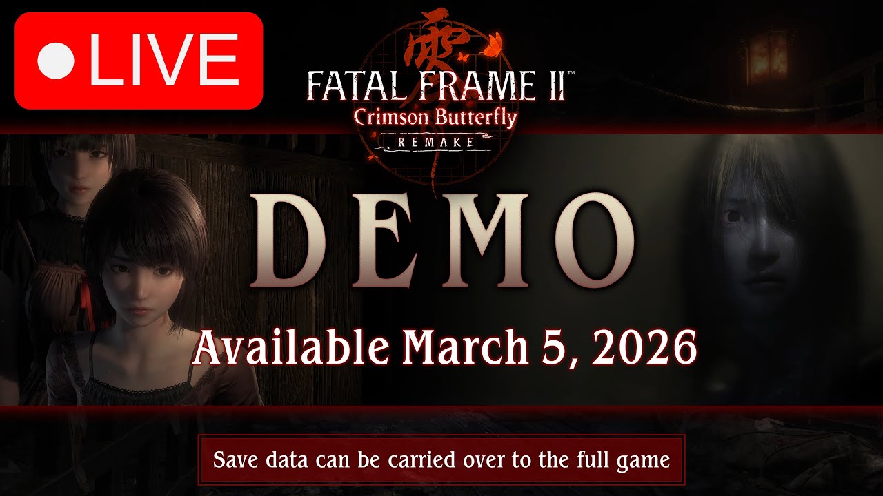 Project Zero II: Crimson Butterfly Remake / DEMO / PS5 con Logan