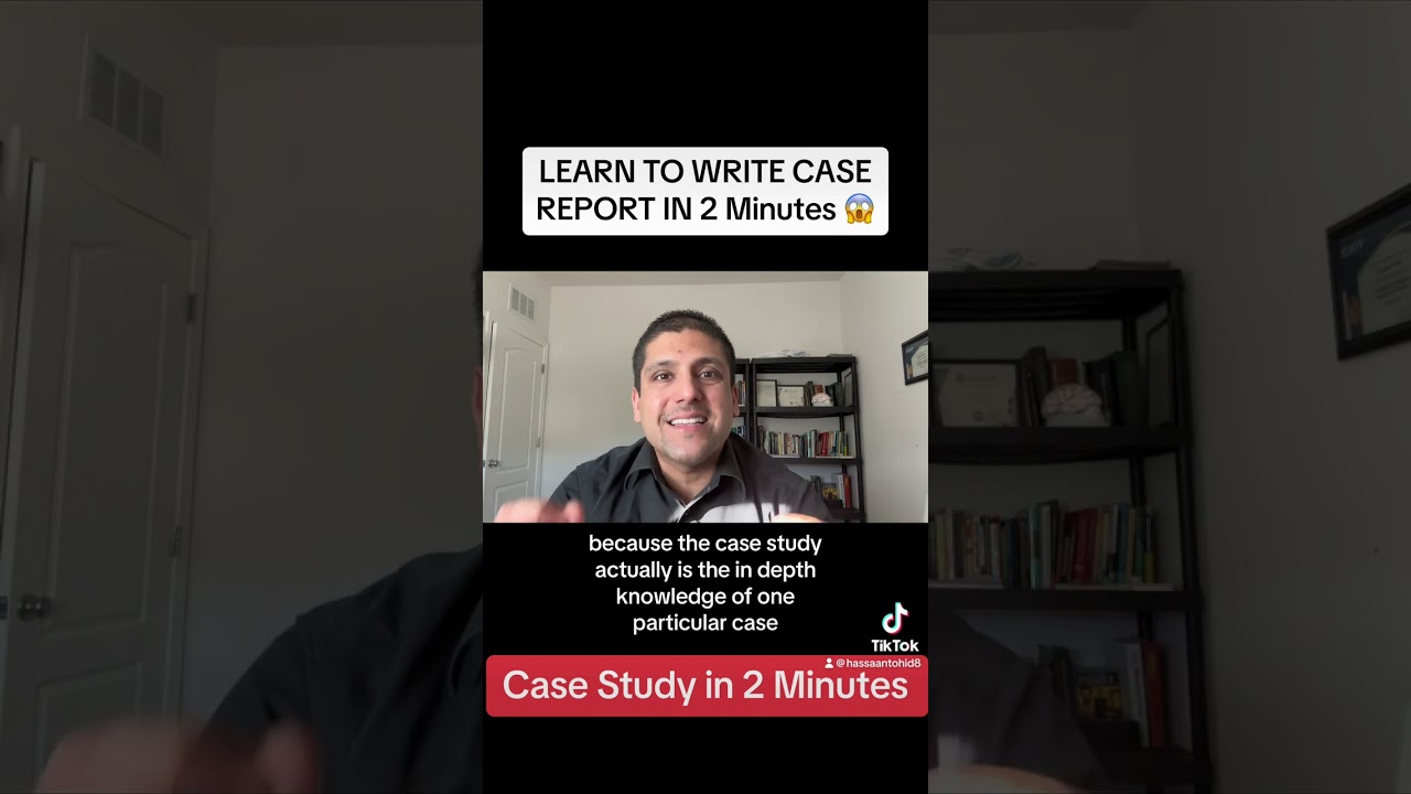 LEARN😎 TO WRITE✍🏾 CASE REPORT IN 2 MINUTES 😱