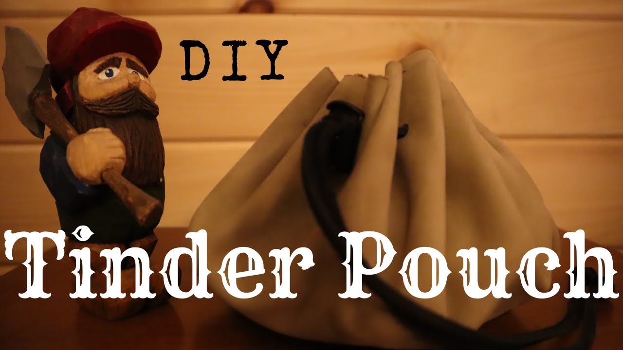 Leather tinder pouch made simple. (tutorial)