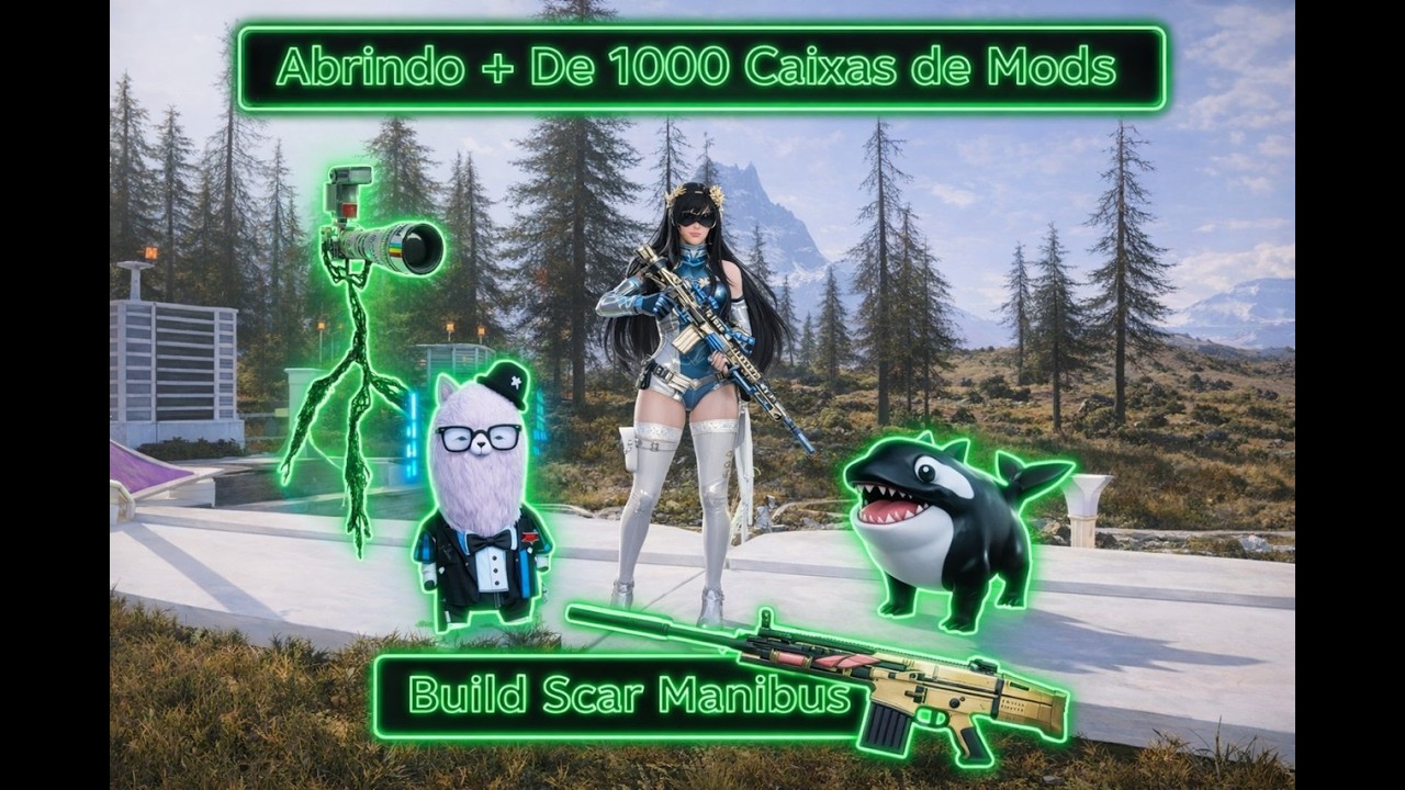 Valeu a Pena Abrir +1000 Caixas de Mods? 😱 BUILD SCAR MANIBUS