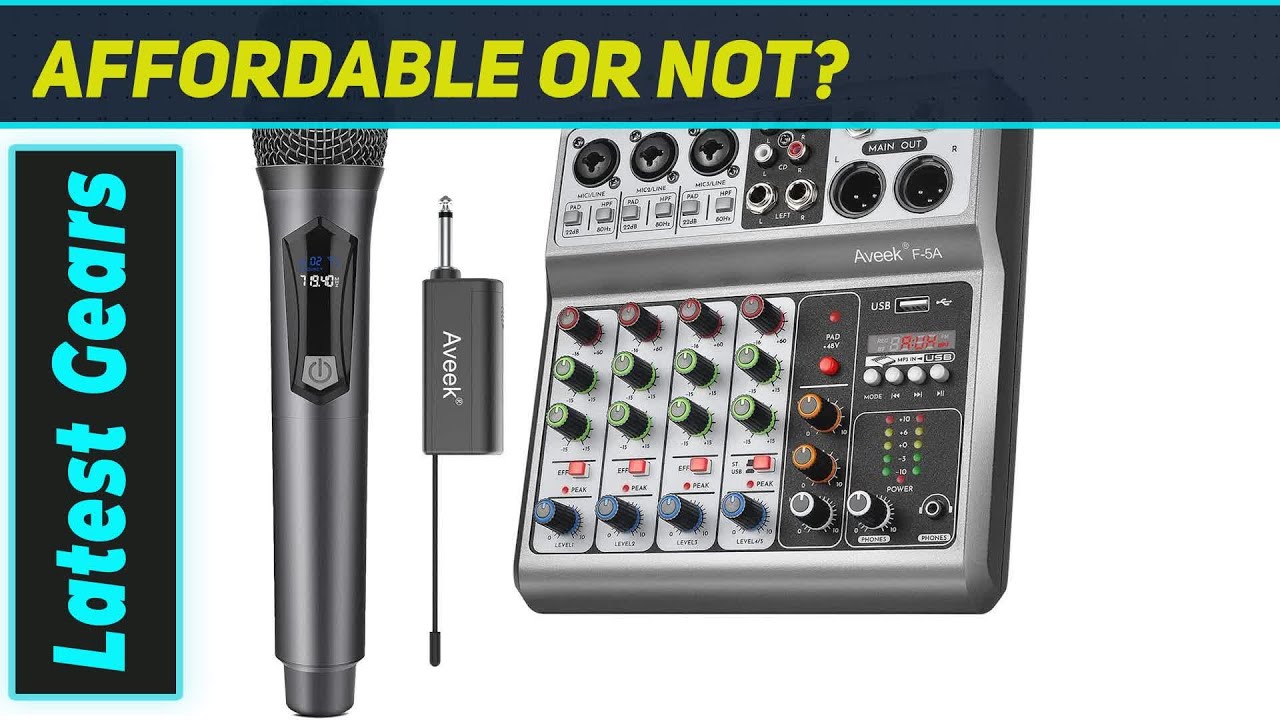 Aveek Wireless Mic & Mixer: The Ultimate Karaoke Setup!