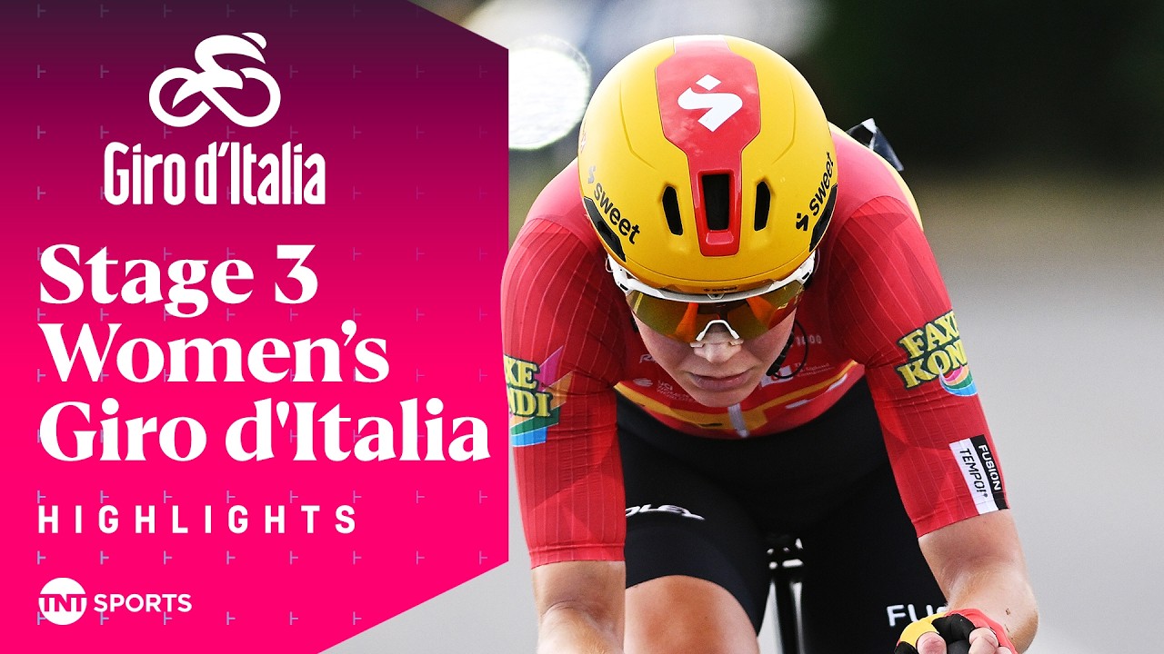 TENSE RACE! 🔥 | 2026 Giro d'Italia Women Stage 3 Race Highlights | TNT Sports Cycling