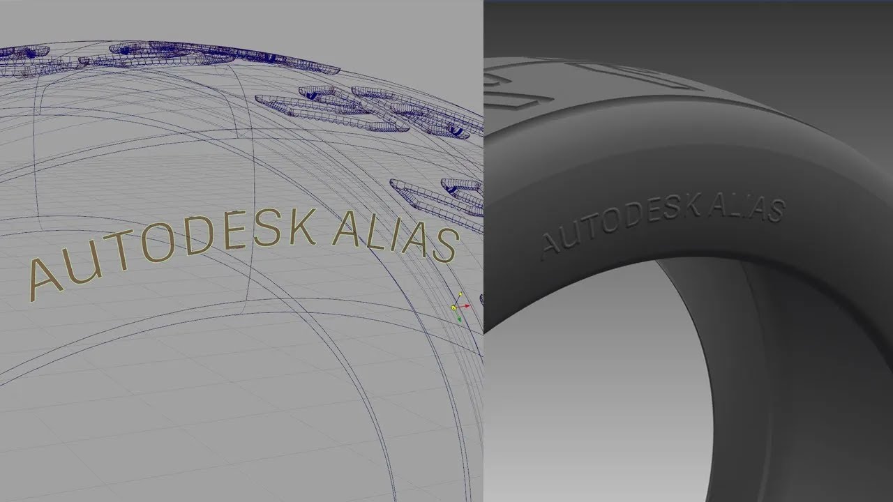 Autodesk Alias Dynamo Player / VRED tire markings (Part 2)