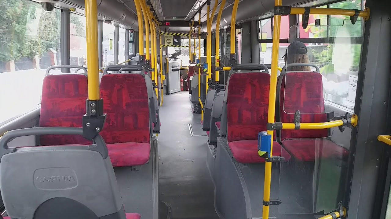 Przejazd autobusem Scania CN280UB #64225 ex. A608 (ex. A624, ex. 10164) linia L-6