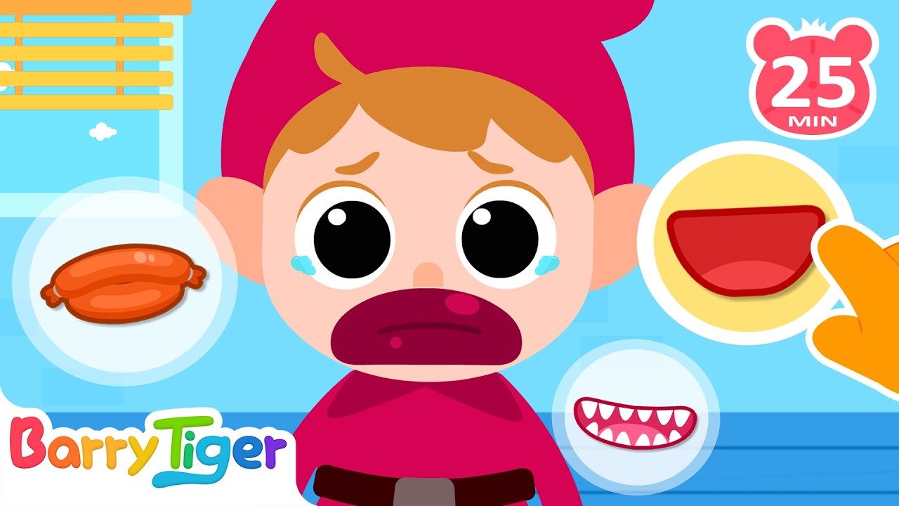 Funny Kids Cartoon Story | Let’s Save the Dwarf! Magical Doctor Fixes Sausage Mouth | Learn & Play