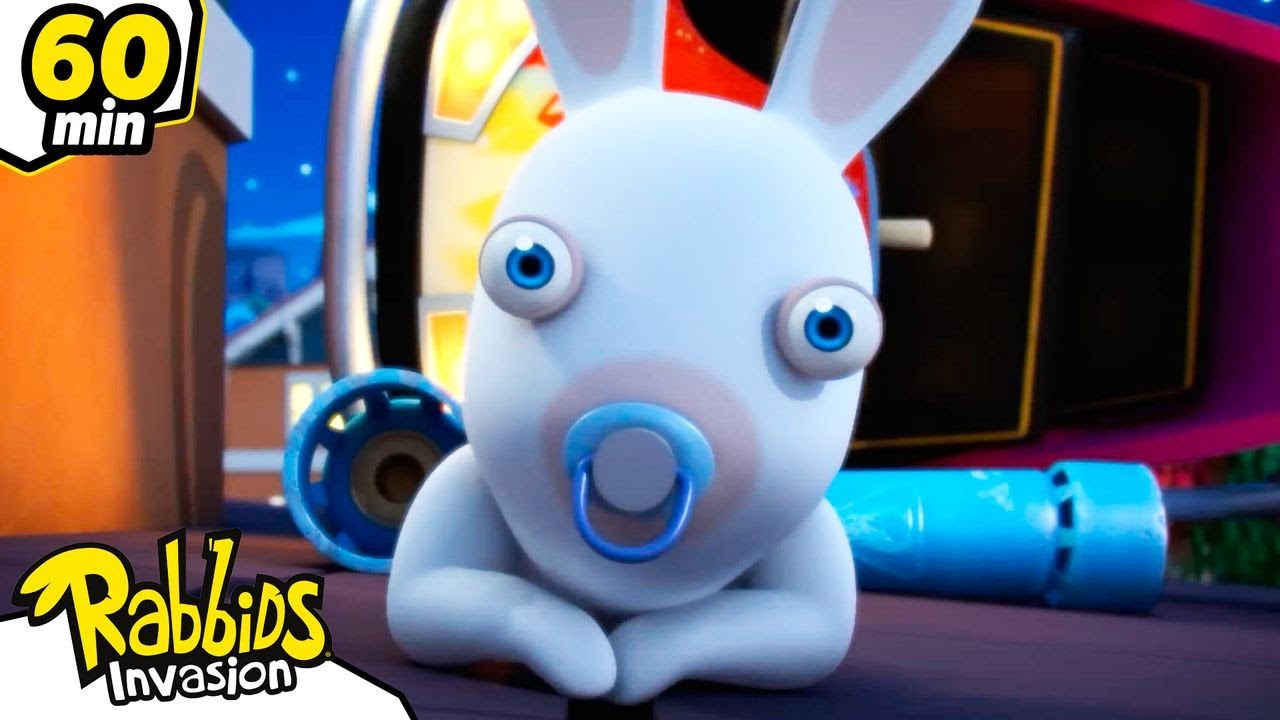 Papá Rabbids: ¡Se avecina un desastre! | Rabbids La Invasión | Día del Padre 1H | Dibujos animados