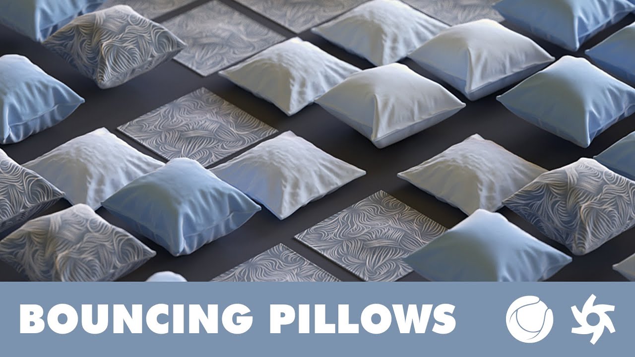 Cinema 4D Tutorial - Bouncing Pillows