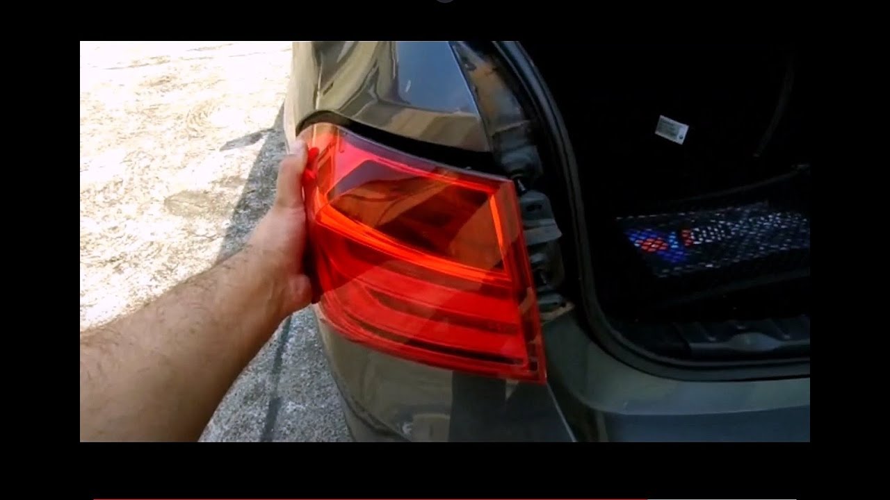 COMO TROCAR LANTERNA TRASEIRA / LUZ DE FREIO E SETA QUEIMADA BMW 320i F30