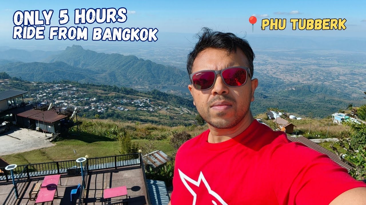 Amazing Ride To Phu Tubberk Mountain 🏔️ | Bangkok To Petchabun | Northern Thailand 🇹🇭 Ride, Day 1