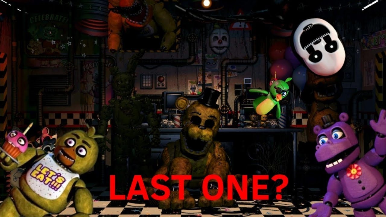 Last Animatronic to Jumpscare Me Wins!