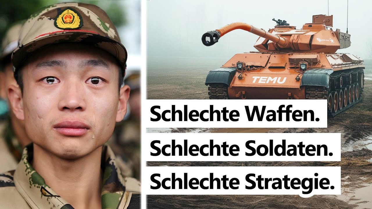 Chinas Militär ist komplett schlecht - und keiner merkt es