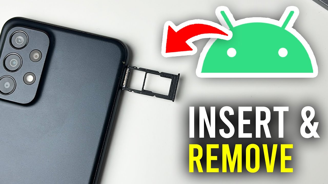 How To Insert & Remove SIM Card On Android Phone - Full Guide