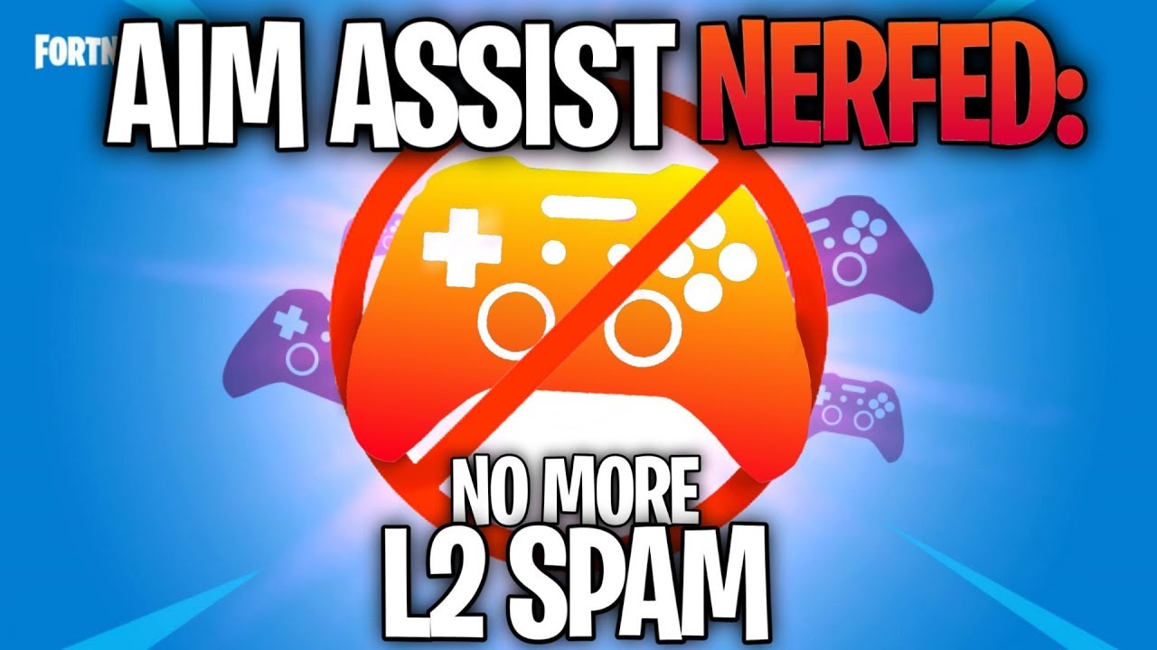AIM ASSIST NERFED - No More L2 Spam!  (Fortnite Battle Royale Aim Assist Changes)